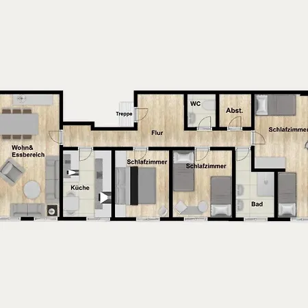 Apartment Haus Seeblick, App. Strandglück *